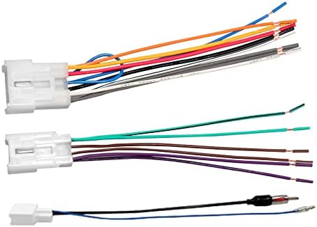 RED WOLF Radio Stereo Wire Replacement for 2010-2019 Toyota 4-Runner Camry Corolla, Install Aftermarket Wiring Harness + Antenna Adapter Plug Kit Connector