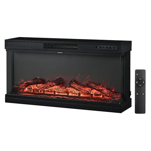 Bonnlo 36 Electric Fireplace Insert with Remote