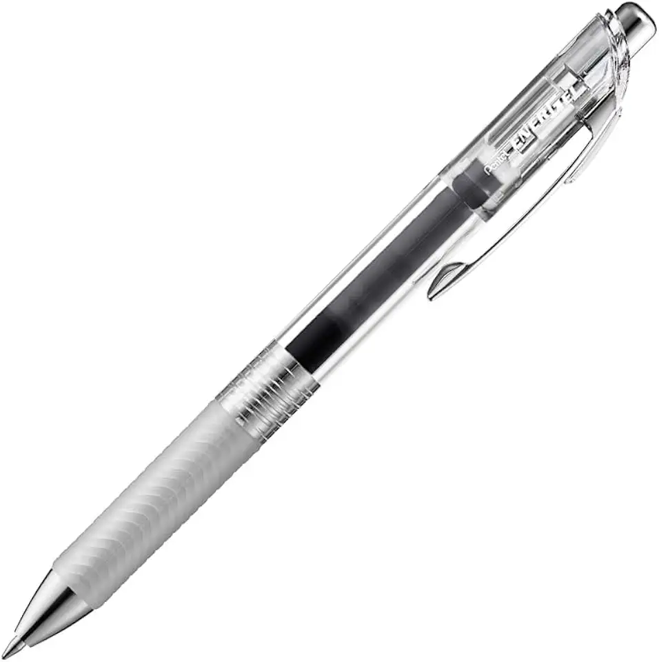 Pentel Caneta Gel Energel Retrátil 0.7mm Preta SM/BL77TL-A