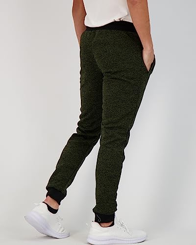 Real Essentials Mens Joggers Sweatpants Fleece Pants Active Jogger Sports Athletic Training Track Gym Running Workout Fit Tapered Casual French Terry Quick Dry Fit Pockets Bottom, Set 3, L, Pack Of 3 #TOP2