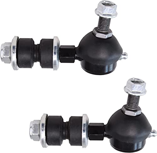 Image of Detroit Axle - 8pc Front End Suspension Kit for 1999-2002 Nissan Quest Mercury Villager 2 Lower Control Arms w /Ball Joints 4 Inner & Outer Tie Rod End Links 2 Sway Bar Links 2000 2001 Replacement