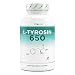 L-Tyrosine - 240 capsules - 1300 mg par portion journalière - 4 mois d'approvisionnement - Végétalien - Dosage élevé - Acide aminé