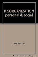 DISORGANIZATION personal & social B001U9V9AA Book Cover