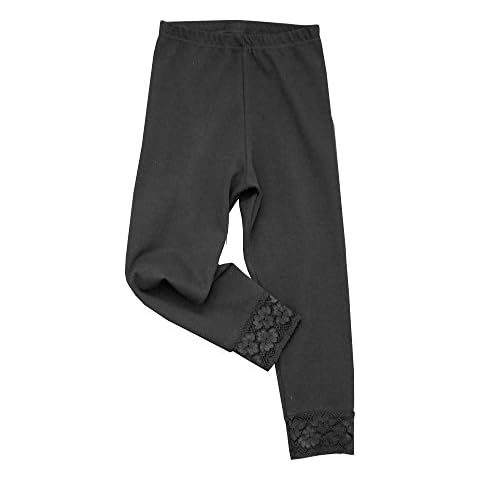 HERMKO 52722 Mädchen Capri-Leggings mit Raschelspitze am Abschluss Cover