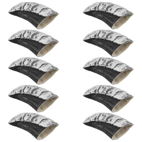 JOINPAYA 10pcs Wolf Paw Latex Claws for Cosplay Halloween Party Costume, Cute Animal Claw Nail Accessories for Stage Performance and Photo Props