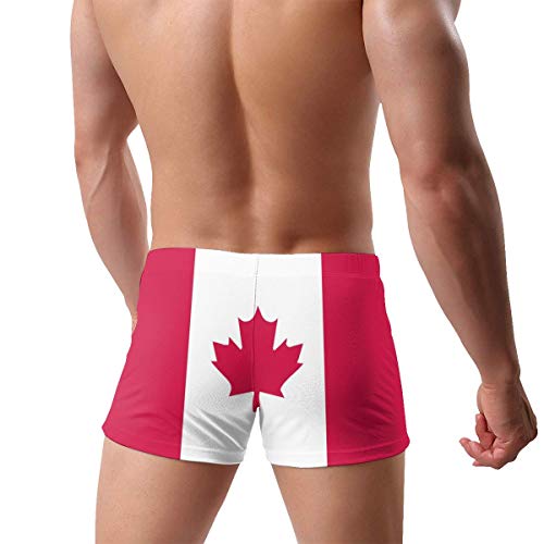 Canadian Flag Men Swimwear Swimsuits Surf Board Boxer Shorts Trunks4