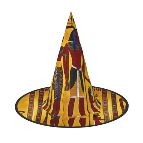 NBAGHPQ Sombrero de fiesta de carnaval con estampado de la serie de la tribu del antiguo Egipto para adultos, accesorio para cosplay, accesorios de vacaciones, suministros para la casa
