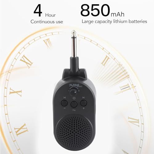 Plug in Guitar Amplifier Rechargeable Portable Bluetooth Practice Amp BT 85db 6.35mm for Guitar Bass Electric Instruments