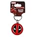 Yupbizauto 6 Pieces Marvel Comic Deadpool Car Seat Covers and Keychain Set with Air Freshener