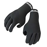 EVOTRIC サーフグローブ サーフィン スキン グローブ 2ｍｍ メンズ レディース ウェットスーツ 保温 起毛 日本規格 遠赤外線加工 ホワイトロゴ Mサイズ