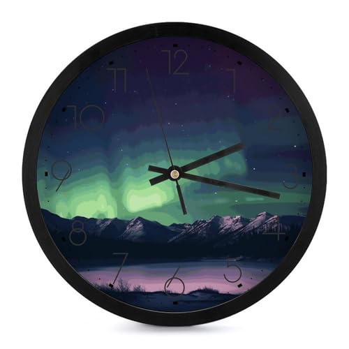 Grande horloge murale numérique décorative haut de gamme
