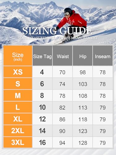 yeyity Damen Wanderhose Wasserdicht Softshellhose Skihose Winddicht Warm Gefüttert Winter Outdoorhose Schneehose Snowboardhose Trekkinghose(6081,Grau,XL)