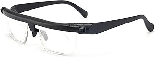 Adjustable Focus Glasses Dial Vision Magnifying Reading Glasses Near and Far Sight