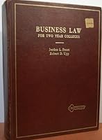 Business law, for Two Year Colleges B0006CJ5CG Book Cover