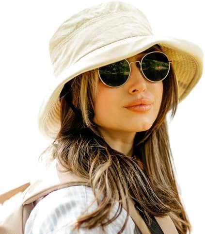 TOP-EX Sun Hat Women Wide Brim UV Protection Ladies UPF 50 Summer...