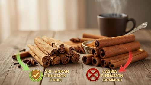 Image of Parshutara Farm Sri Lankan Cinnamon Powder (Dalchini) 50g | Pure Ceylon Cinnamon | Aromatic Garam Masala Spice for Cooking & Health