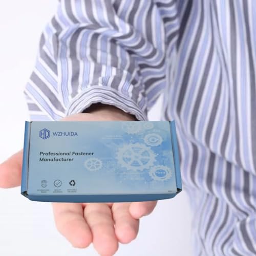 WZHUIDA 660 Stück M2 Schrauben Muttern und Unterlegscheiben Sortiment Kit, Edelstahl Sechskantschrauben, Innensechskant Schrauben Set, Sechskopf-Knopf Schrauben Muttern mit Schraubenschlüssel