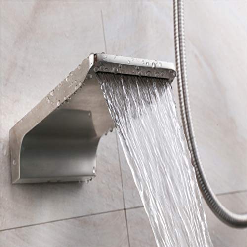 Baignoires de douche avec ensemble de mélangeurs et douchette à main pratique - 2