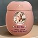 Custom Dog Urn,Pet Urn,Pet Urns for Dogs,Pet Cremation Urn,Dog Urns for Ashes,Urns for Dogs,Ceramic Urn,Handmade Custom Personalized|Pink Dog Small