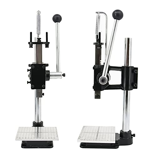 Luckyhigh Manual Leather Hole Puncher Hand Punching Machine For Diy Leather Craft Punching Holes With Chuck #TOP1