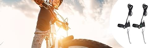 Conjunto de alavanca de freio alavanca de freio de bicicleta freios de bicicleta elétrica prática pr