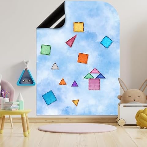 MotiMind 32 x 43 Magnetic Wall Decal Chalkboard Multifunctional Peel and Stick Magnetic Wall Sticker Adhesive Magnetic Whiteboard Contact Paper for Kids Home Classroom Playroom Office Decor Cover