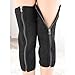 MOMOJIA Thicken Fleece Lined Knee Pad Fleece Lining Knee Warmer Sleeve Zippered Knee Warmer Pad Knee Support for Adult Olders