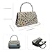 LUNIQO Clutch Purses for Women Sparkly Rhinestones Purses and Handbags for Wedding Party Evening Crossbody Bag with Chain (Multicolor)