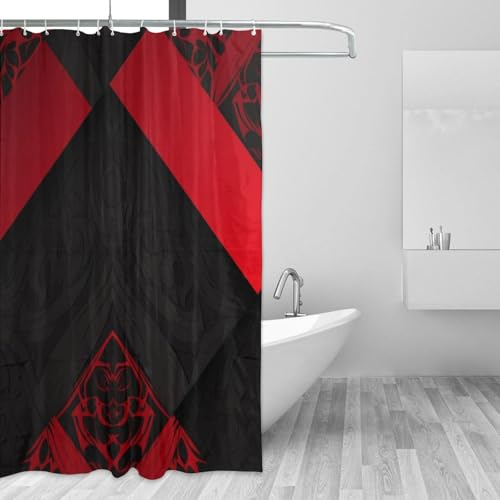 Rideau de douche en tissu de qualité supérieure résistant et imperméable - 4