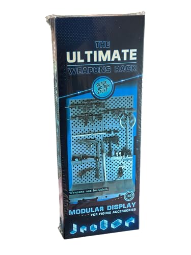 Super Action Stuff Ultimate Weapons and Accessory Modular Diorama Rack with Pegs and Clips for Action Figures in 1/12 1/10 1/18 Scale - Thumbnail 2