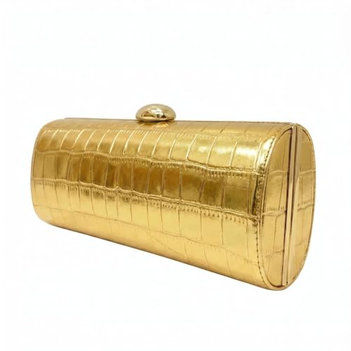 Image of Women Vegan Leather Evening Handbag Crocodile Pattern Handle Clutch Purse Cross Body Envelope Bag