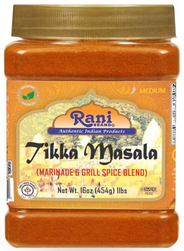 Rani Tikka Masala Indian 7-Spice Blend 16oz (1lb) 454g PET