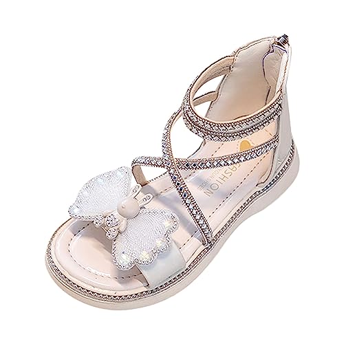 toddler sandal size 9 Butterfly Print Foot Back Zipper Off Roman Sandals Daily Casual Beach Shoes
