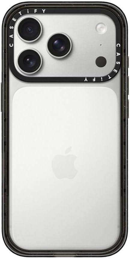 CASETiFY Impact iPhone Air Case [Slim/Wireless Charging Compatible / 8.2 ft. 4X Military Grade Drop Protection] - Black
