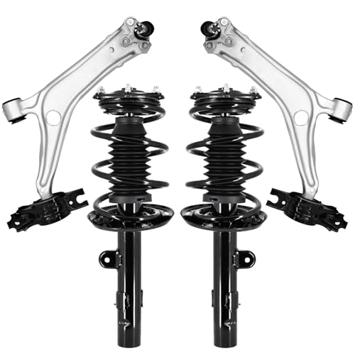 Image of Detroit Axle - 1.5L Front Struts Kit for 2018 2019 2020 2021 2022 Honda Accord, 2 Struts with Coil Spring 2 Lower Control Arms with Ball Joint Replacement Suspension Kit