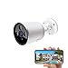 Outdoor and Indoor Home Security Camera, 1080P 2.4G WiFi Night Vision Security Cameras with Two-Way Audio,Cloud Storage, IP66 Waterproof, Motion Detection, Activity Alert, Deterrent Alarm