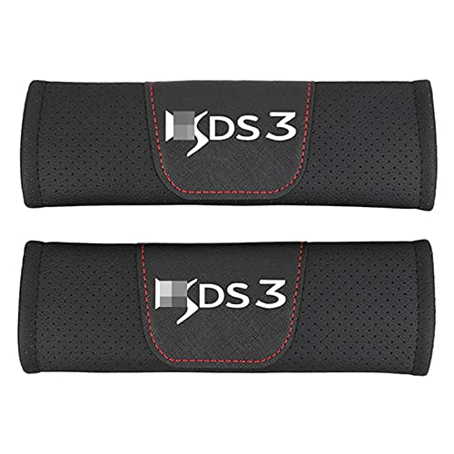 2 Piezas Hombreras De La Cubierta Del Cinturón De Seguridad Del Automóvil Para Citroen Ds3, Funda Protectora Para Cinturón De Hombro Protector Cuello Hombro Frotamiento Diseño Interior Del Coche Cover