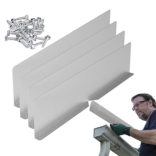 Protection de gouttière de toiture, plaque de dérivation d'eau de pluie, protection de gouttière pliable pour toit de descente, toit de gouttière, protection contre les débordements de gouttière,