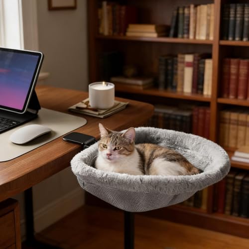 Hamac pour bureau pour chat et nid lavable pliable pour table