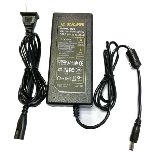 Transformador 24V 2A con salida conmutada de 48W y conector dual 5.5mm TNNBNT 4