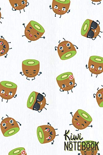 Kiwi notebook: blank lined kiwi journal or diary, perfect kiwi gift for women