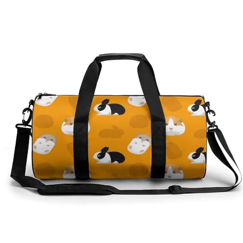 Sac de sport gym lapin hamster voyage duffel bag weekend 45x23x23cm compact