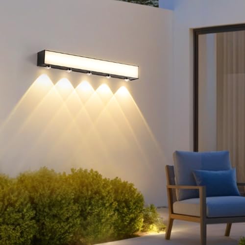 Spot pour Jardin LED Extérieur Étanche IP65 Lampe Murale Rectangulaire Design 60cm - 7