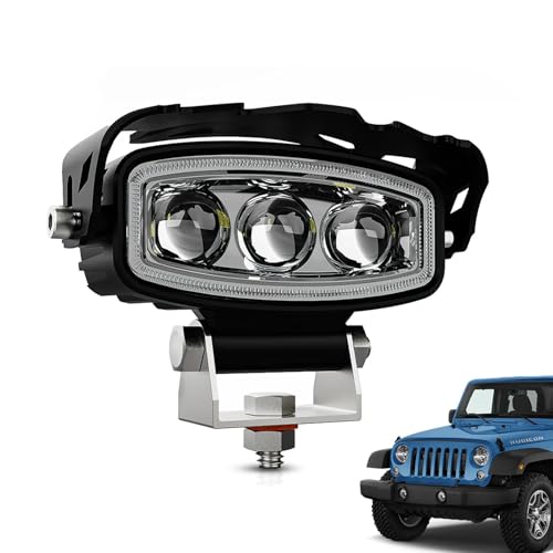 Phare additionnel moto et projecteur LED étanche pour quad camion ou bateau