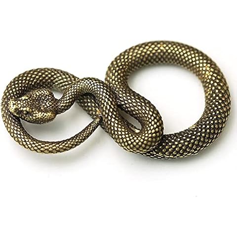 Haowul Vintage Brass Snake Figurine Collection Cover