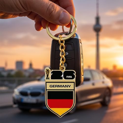 Image of 2026 FIFA World Cup Keychain - Officially Licensed, Collectible Gift for Fans, Durable Metal Ring for Keys, Backpacks