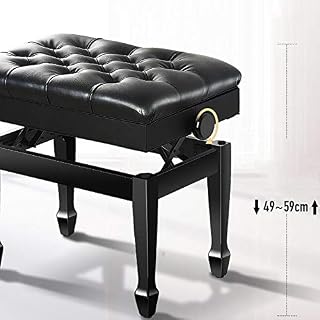 TEmkin Tabouret de Piano Banc de Piano Simple Banc de Piano réglable Tabouret Siège de Clavier avec Rangement Compartiment d’assise Confortable Capacité de Poids 264 LB - Les Beatles, Paul McCartney, John Lennon, RIngo Starr, George Harrison TEmkin Tabouret de Piano Banc de Piano Simple Banc de Piano réglable Tabouret Siège de Clavier avec Rangement Compartiment d'assise Confortable Capacité de Poids 264 LB – Image 4