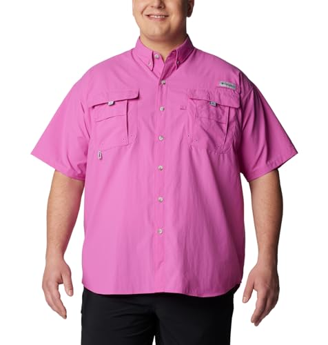 Image of Columbia Men Omni-Shade Bahama II Hiking and Trekking Short Sleeve Shirt
