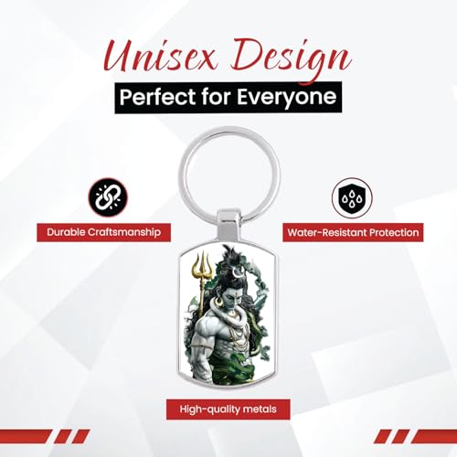 Image of Stylish Metal Keychains with Permanent Glossy Print - Inspirational Quotes & Spiritual Designs - Perfect Key chains for loved ones, Personal Use, Gifts & Return Gifts