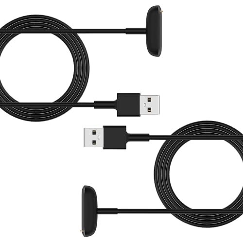 E ECSEM Magnetic Charger Cable Compatible for Fitbit Charge 6 Replacement Charging Cable for Charge 6 Smartwatch Accessory (1.64FT(50CM))